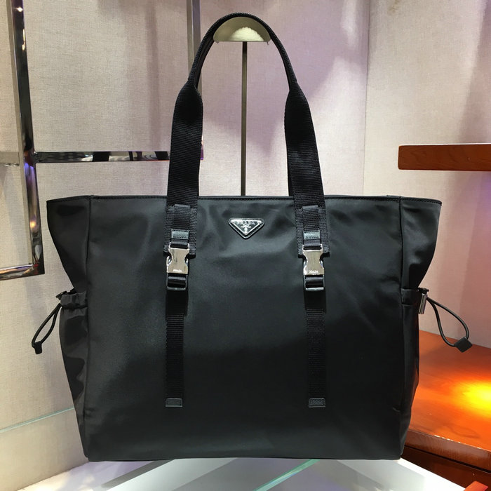 Prada Re-Nylon and Saffiano leather tote 2VG042