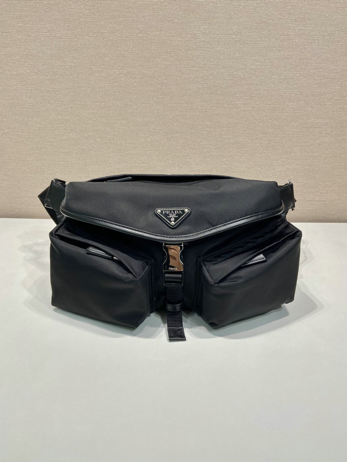 Prada Re-Nylon and leather Shoulder Bag 2VH175