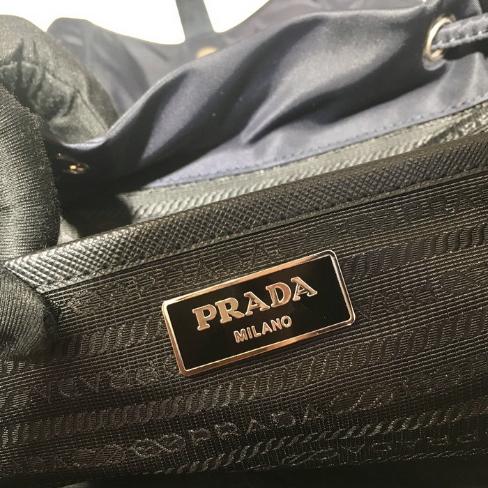 Prada Re-Nylon medium backpack Navy Blue 1BZ811