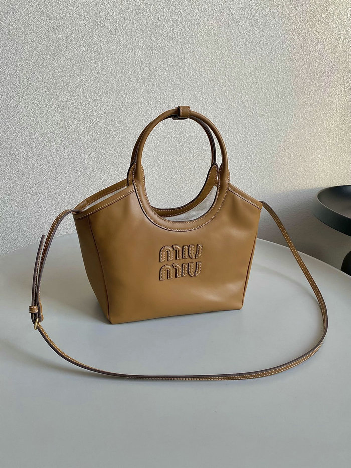 Small Miu Miu Tote Camel F0120