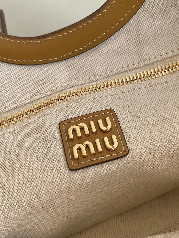 Small Miu Miu Tote Camel F0120