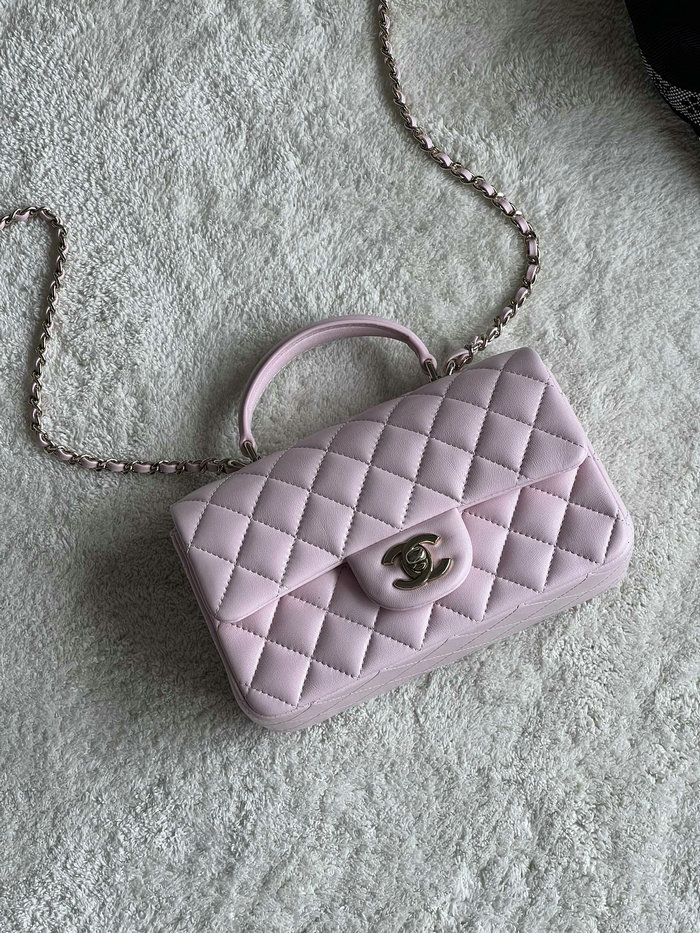 Chanel Lambskin Mini Flap Bag Pink AS2431