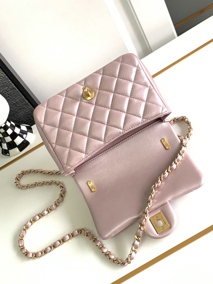 Chanel Mini Flap Bag Pink AS4385