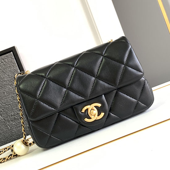 Chanel Small Flap Bag Black AS4861