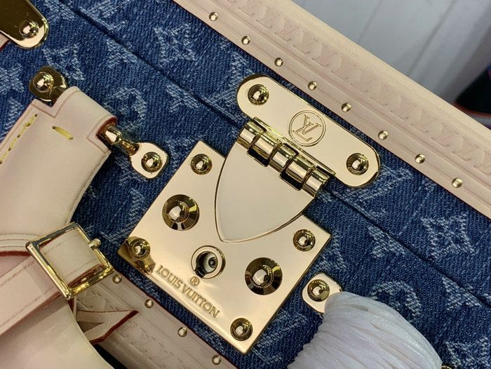 LOUIS VUITTON Petite Valise Denim Bleu M24161