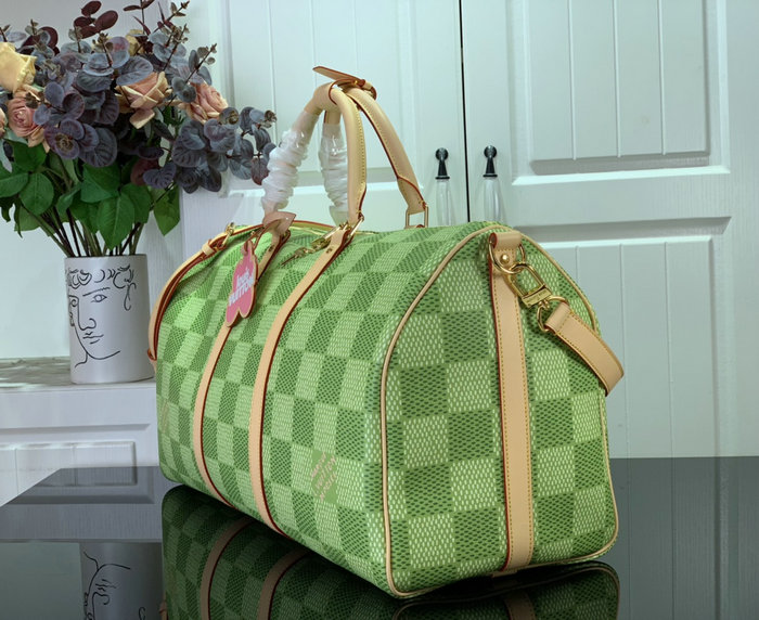 Louis Vuitton Keepall Bandouliere 45 Green N40713