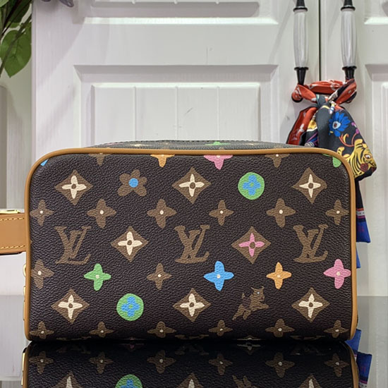 Louis Vuitton Locker Dopp Kit Brown M47069