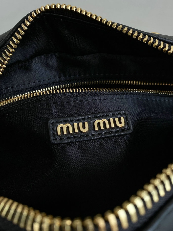 Miu Miu Arcadie leather bag Black 5BB142