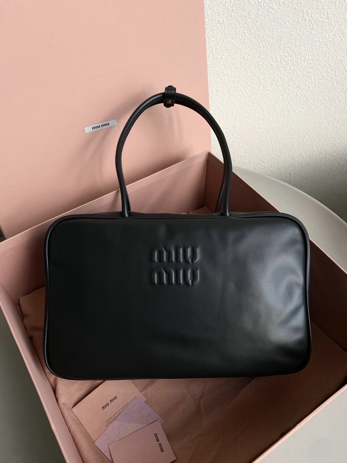 Miu Miu Leather top-handle bag 5BB117