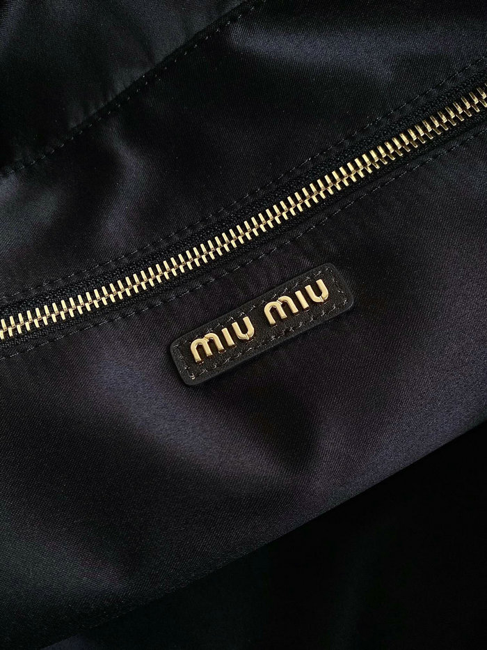 Miu Miu Leather top-handle bag Grey 5BB117