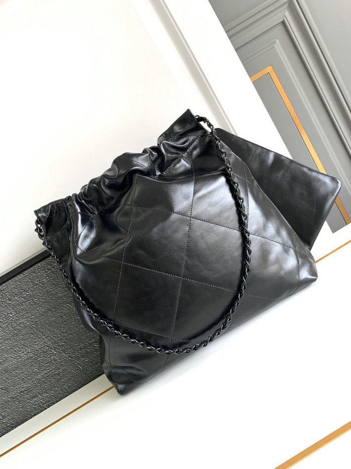 Small Chanel 22 Handbag Black AS3260