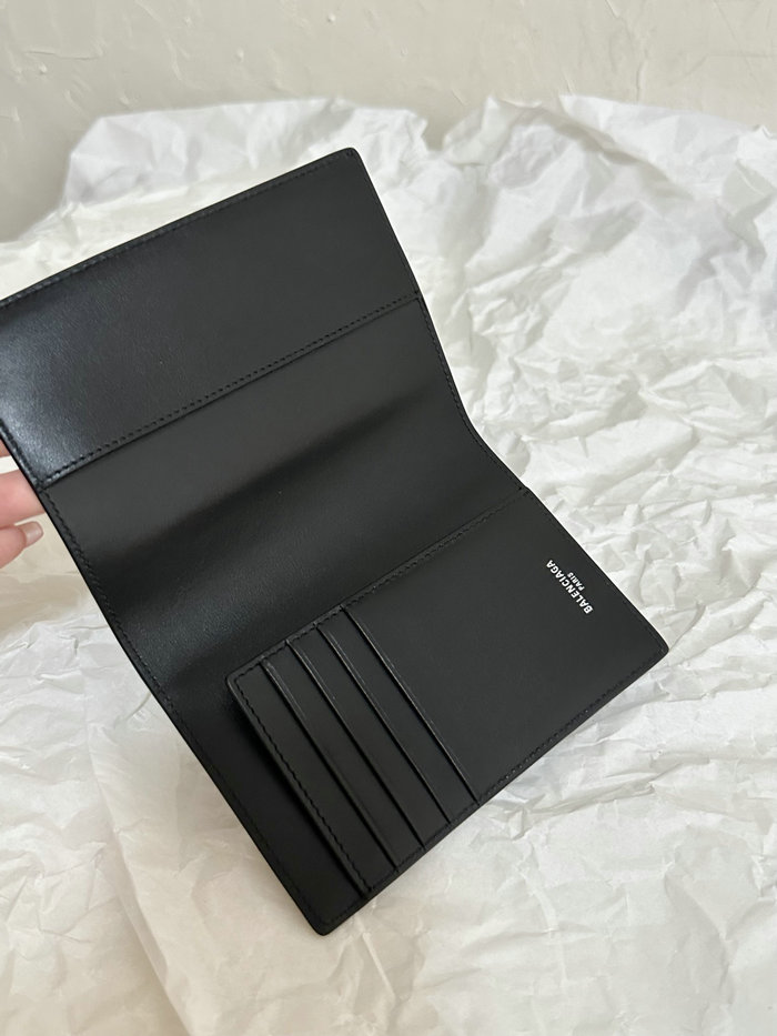 Balenciaga Passport Holder Black B787742