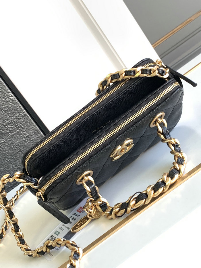 Chanel Grain Calfskin Shoulder Bag AS3495