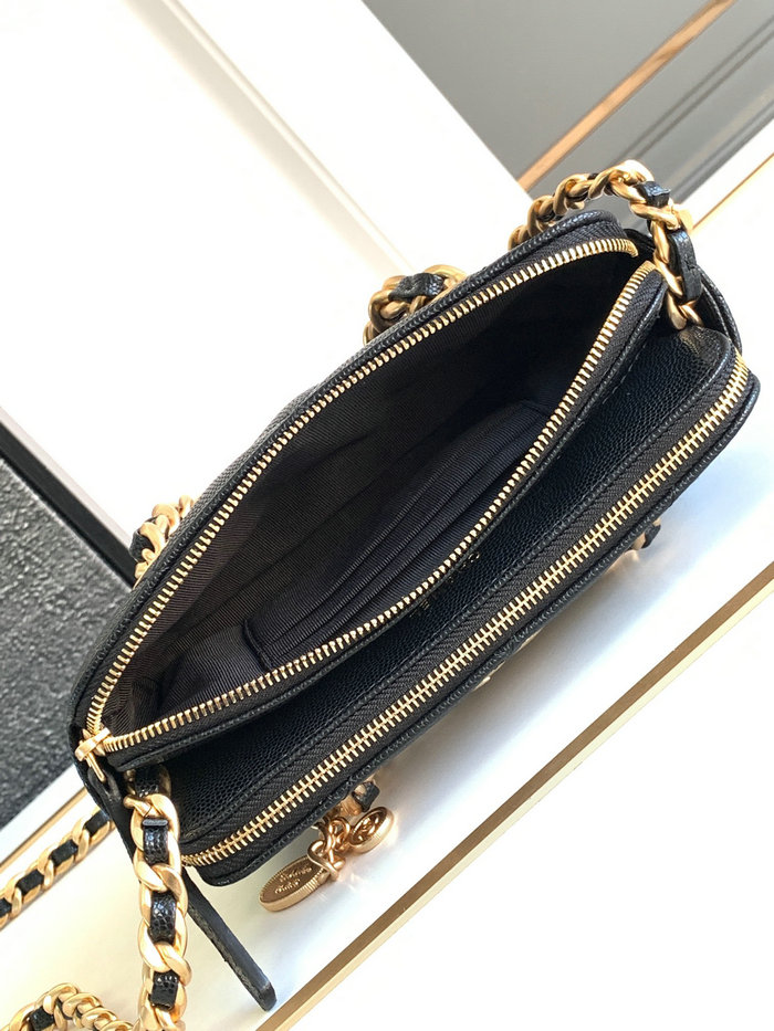 Chanel Grain Calfskin Shoulder Bag AS3495