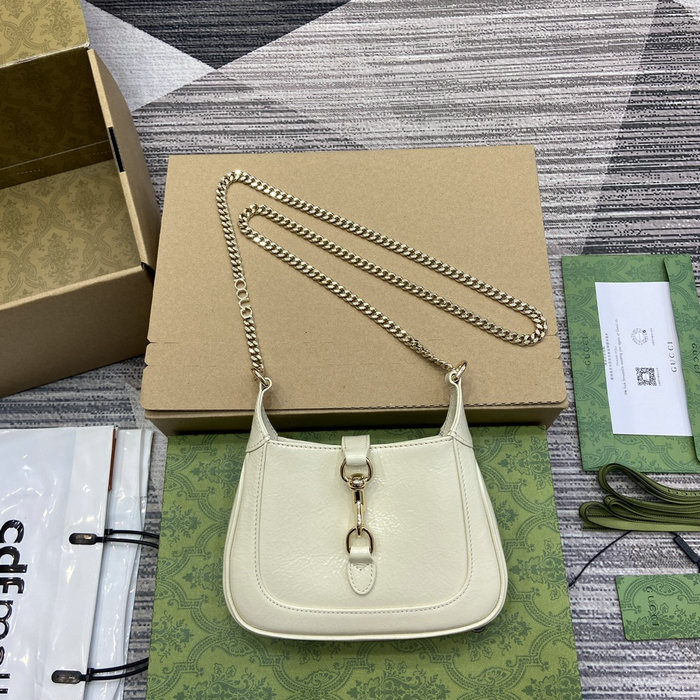 Gucci Jackie Notte Mini Bag White 782889