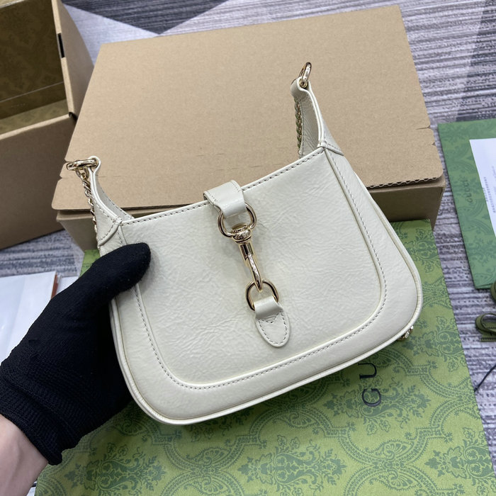 Gucci Jackie Notte Mini Bag White 782889