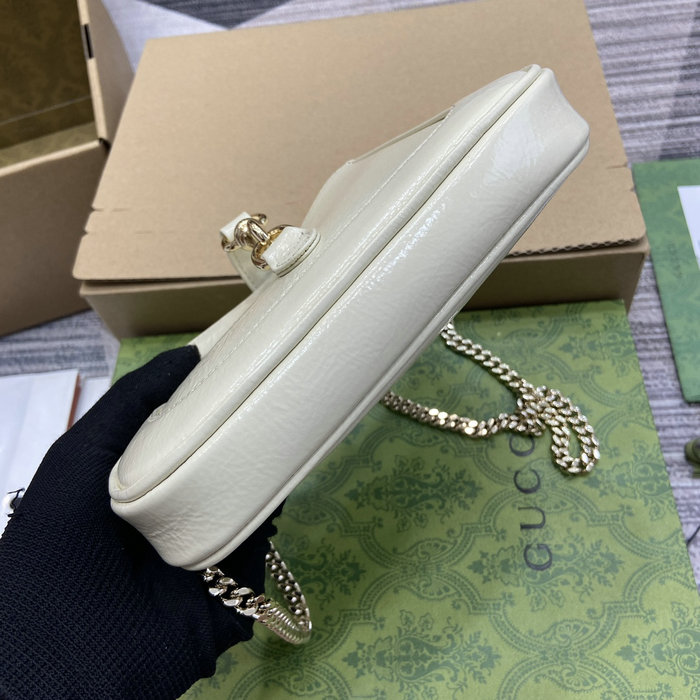 Gucci Jackie Notte Mini Bag White 782889