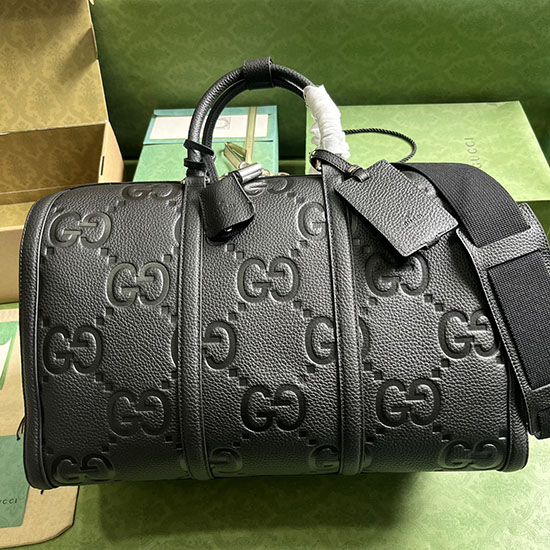 Gucci Jumbo GG Small Duffle Bag Black 725282