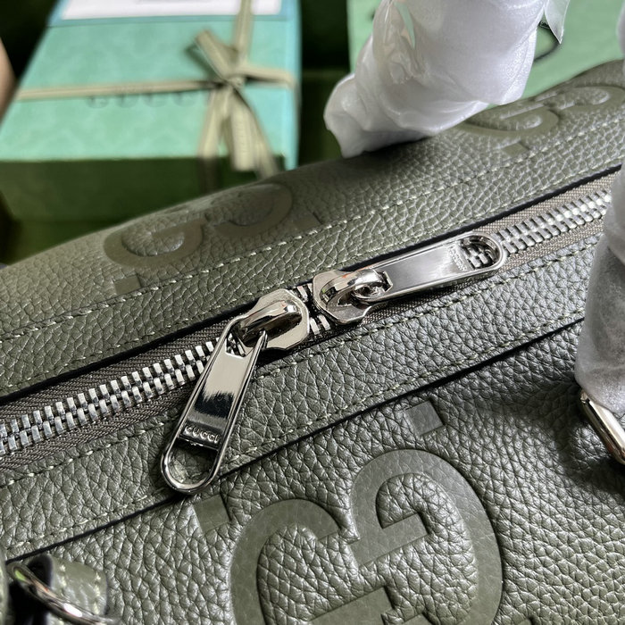 Gucci Jumbo GG Small Duffle Bag Green 725282