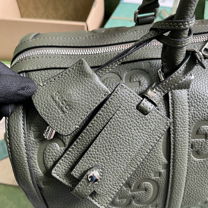 Gucci Jumbo GG Small Duffle Bag Green 725282