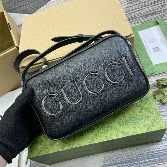 Gucci Leather Mini Shoulder Bag Black 768391