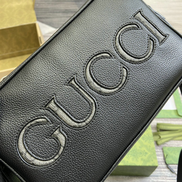 Gucci Leather Mini Shoulder Bag Black 768391