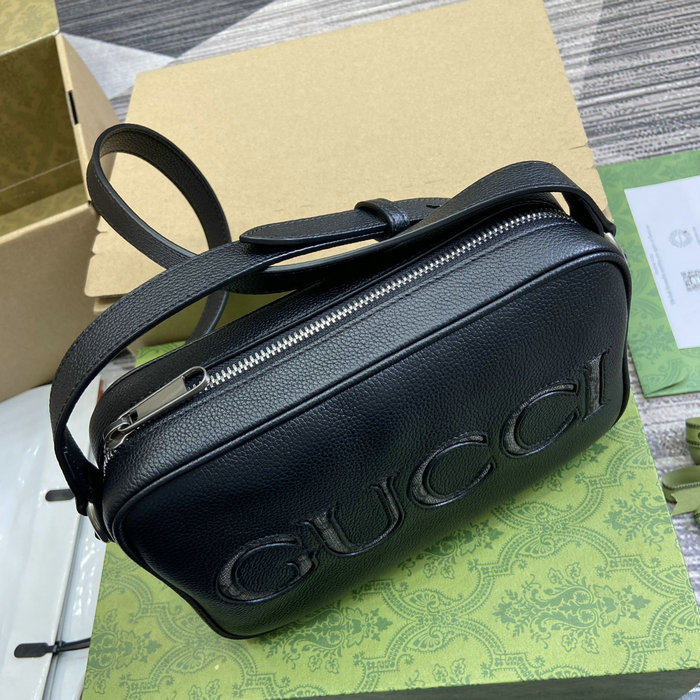 Gucci Leather Mini Shoulder Bag Black 768391