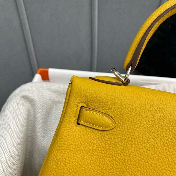 Hermes Togo Leather Kelly Bag Miel HKT0408