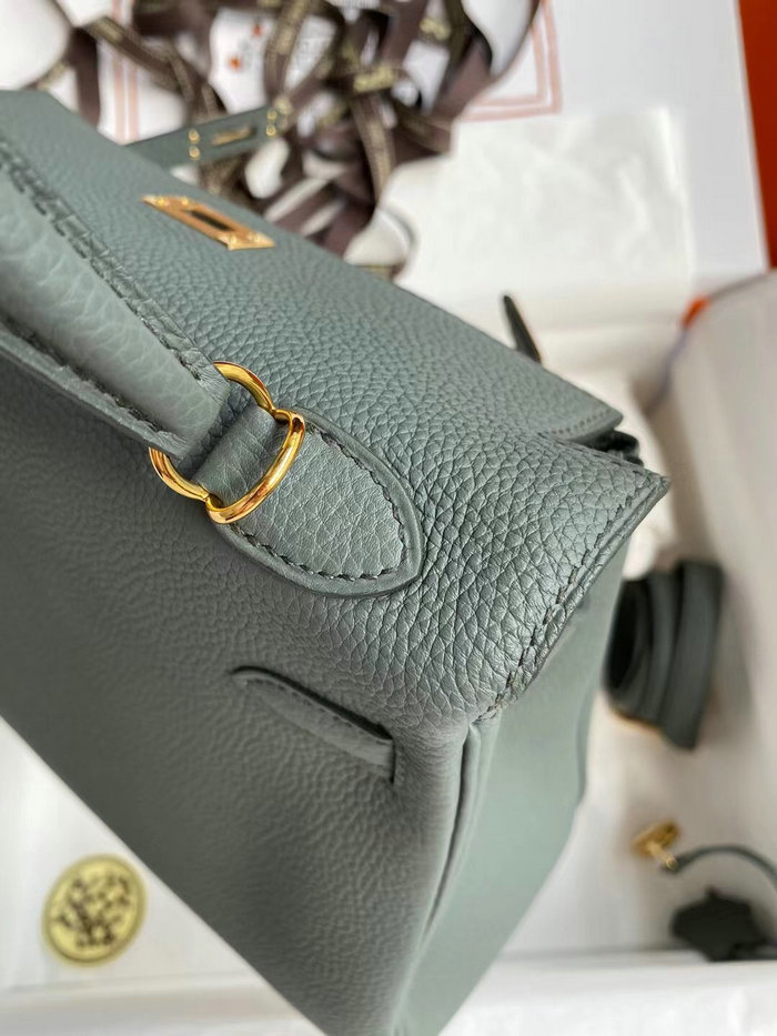 Hermes Togo Leather Kelly Bag Vert Amande HKT0408