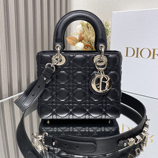 Lady Dior My ABCDior Lambskin Bag Black DM0538