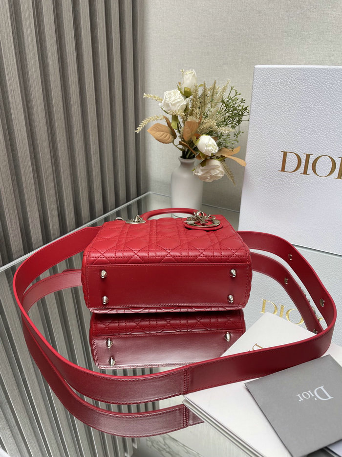 Lady Dior My ABCDior Lambskin Bag Red DM0538