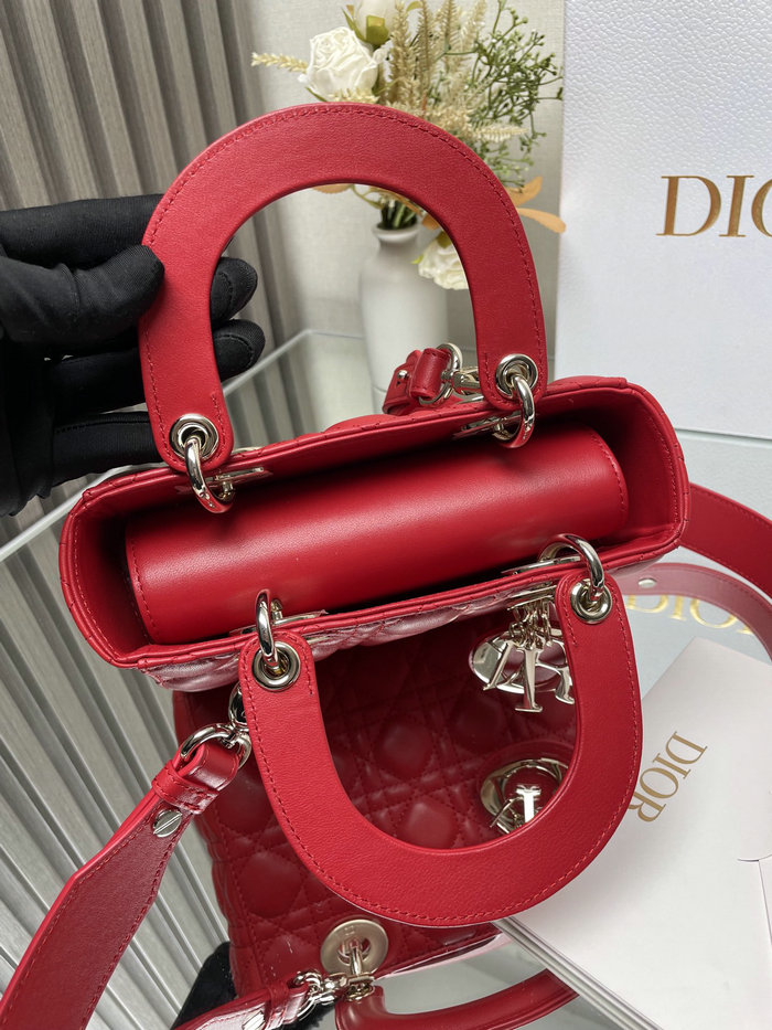 Lady Dior My ABCDior Lambskin Bag Red DM0538