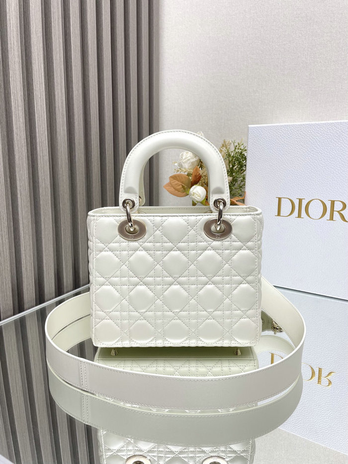 Lady Dior My ABCDior Lambskin Bag White DM0538