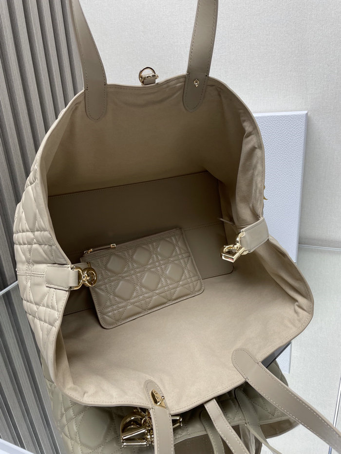 Large Dior Toujours Bag Beige M3319