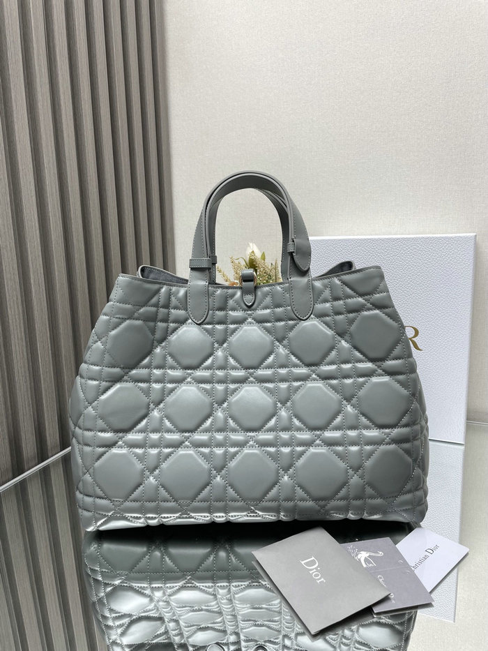 Large Dior Toujours Bag Stone Grey M3319