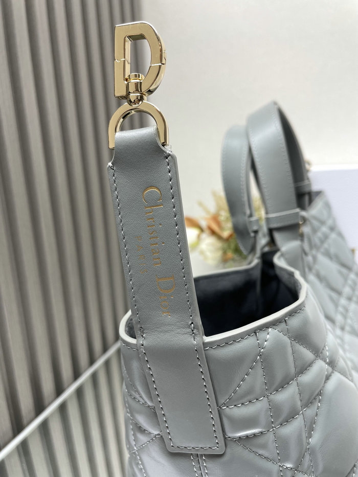 Large Dior Toujours Bag Stone Grey M3319