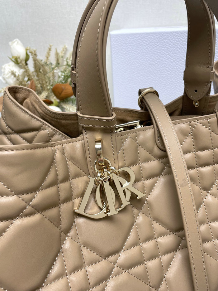 Large Dior Toujours Bag Tan M3319