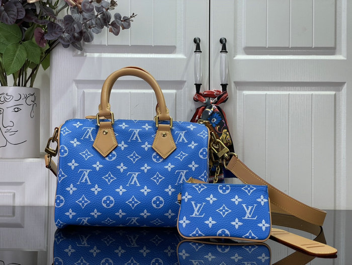 Louis Vuitton Speedy P9 Bandouliere 25 Blue M24423