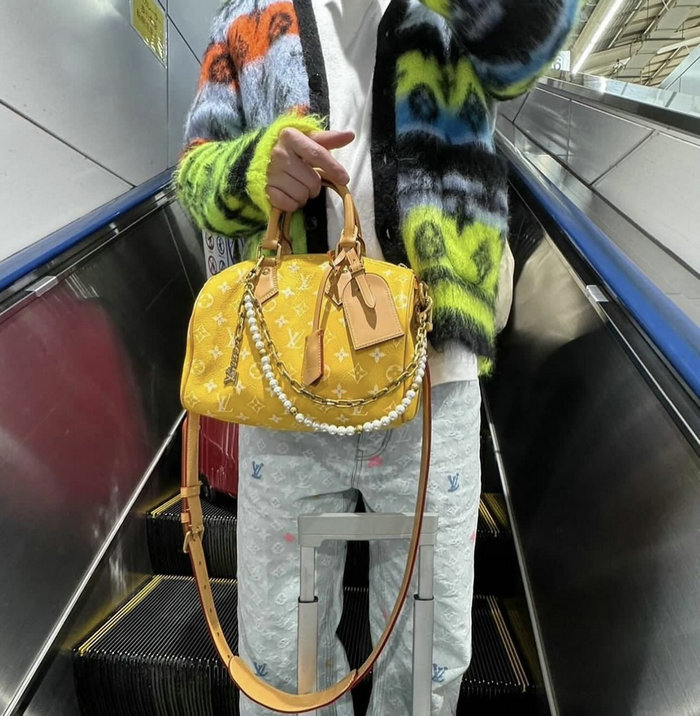 Louis Vuitton Speedy P9 Bandouliere 25 Yellow M24423