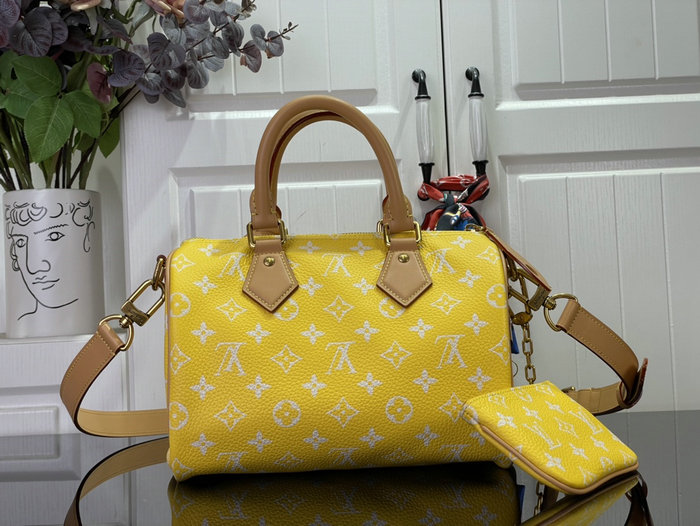 Louis Vuitton Speedy P9 Bandouliere 25 Yellow M24423