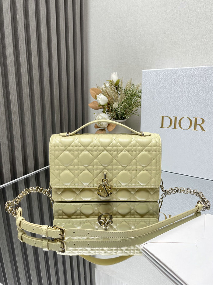 My Dior Top Handle Bag Yellow DM0810