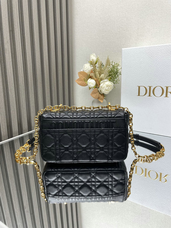 Small Dior Caro Bag Black DM9012