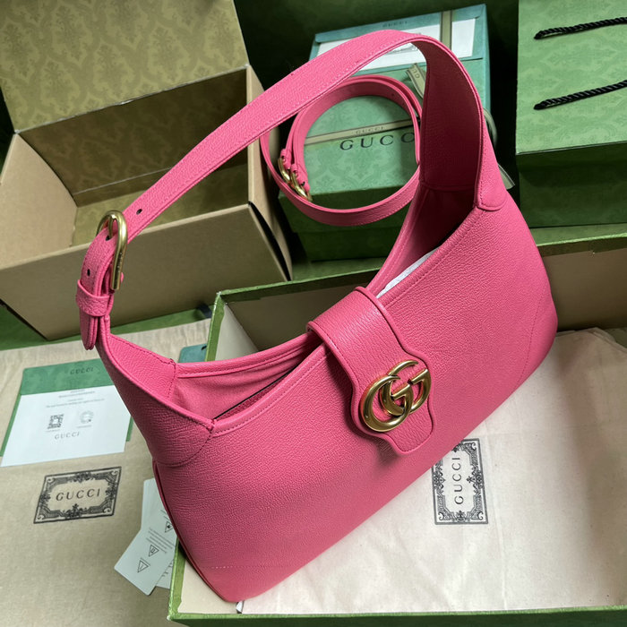 Gucci Aphrodite Medium Shoulder Bag Peach 726274