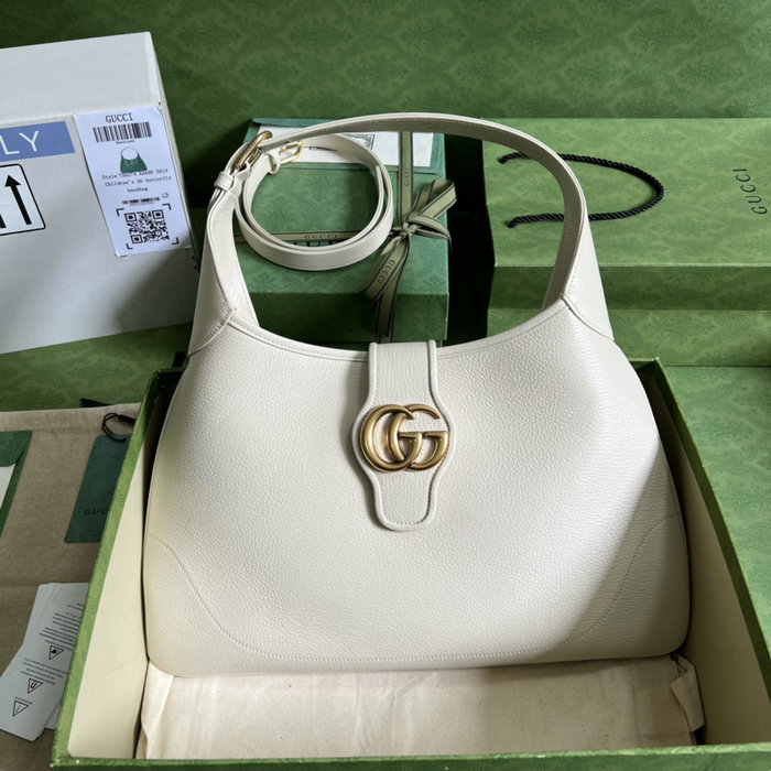 Gucci Aphrodite Medium Shoulder Bag White 726274