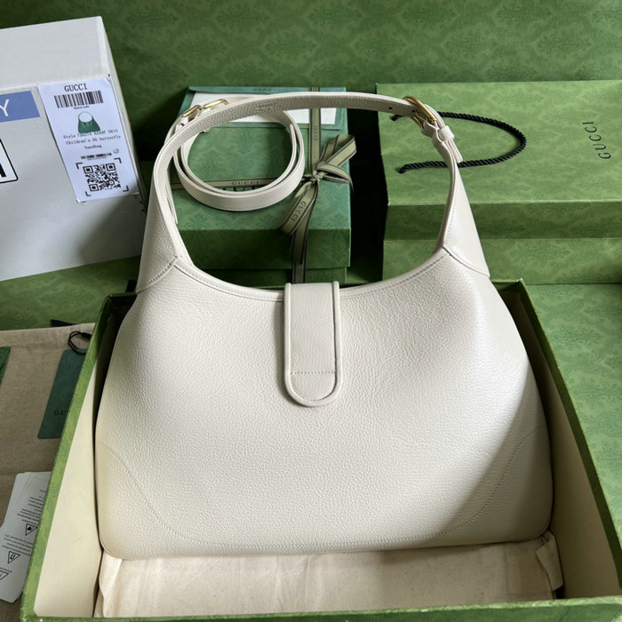 Gucci Aphrodite Medium Shoulder Bag White 726274