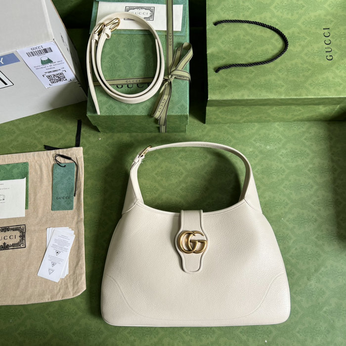 Gucci Aphrodite Medium Shoulder Bag White 726274