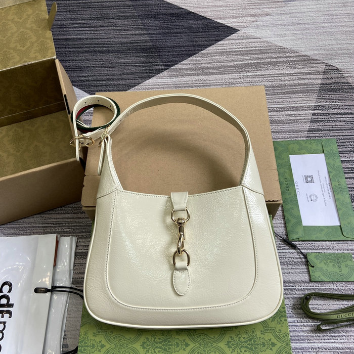 Gucci Jackie Small Shoulder Bag Ivory 782849