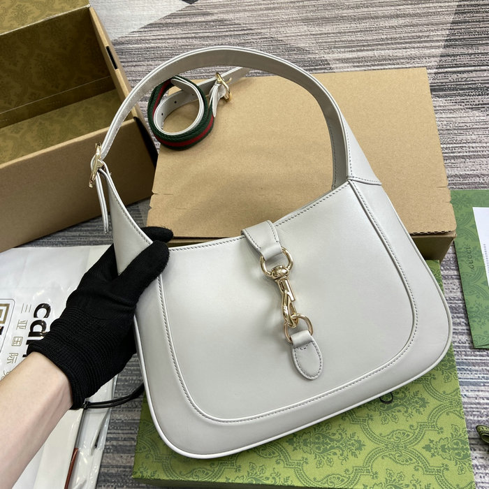 Gucci Jackie Small Shoulder Bag Light Grey 782849