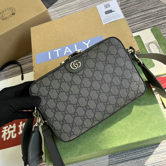 Gucci Ophidia GG Crossbody Bag Grey 699439