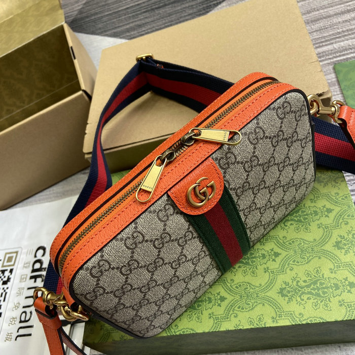 Gucci Ophidia GG Crossbody Bag Orange 699439